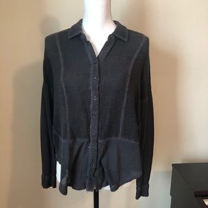{Free People} Button Down